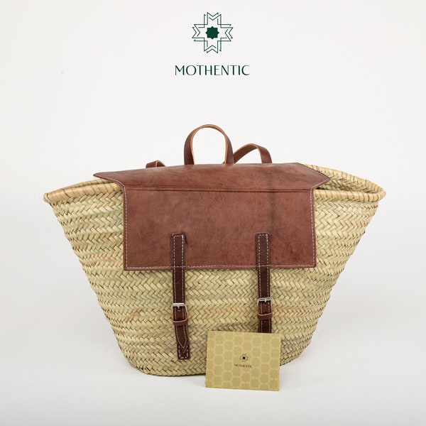 Straw Basket Backpack Etsy