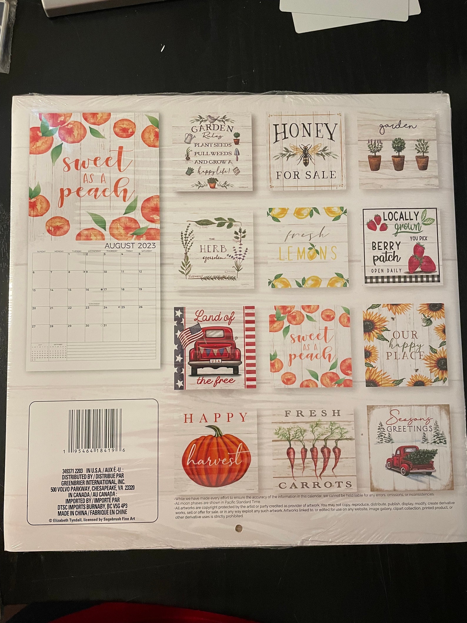 Dollar Tree 2023 Farmhouse Calendars Etsy Australia