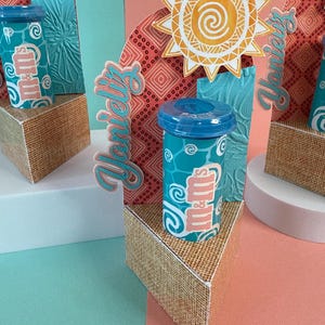 Baby Moana favor box, Moana favor box, Moana party decor,Moana birthday party, Disney princes decoration, Moana princess