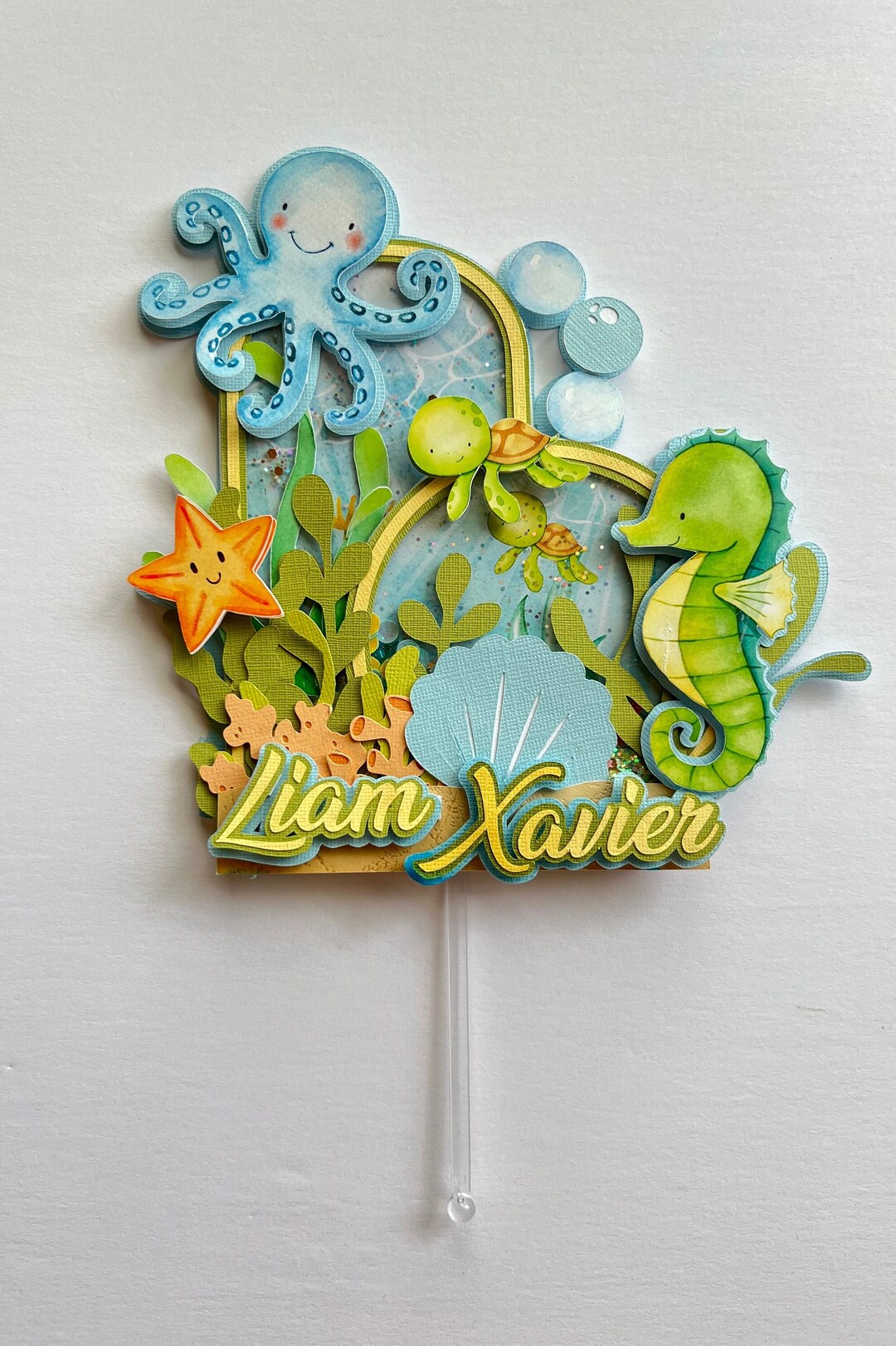 Wholesale Under The Sea Party Decorations - 9PCS Sea Animals Wood...