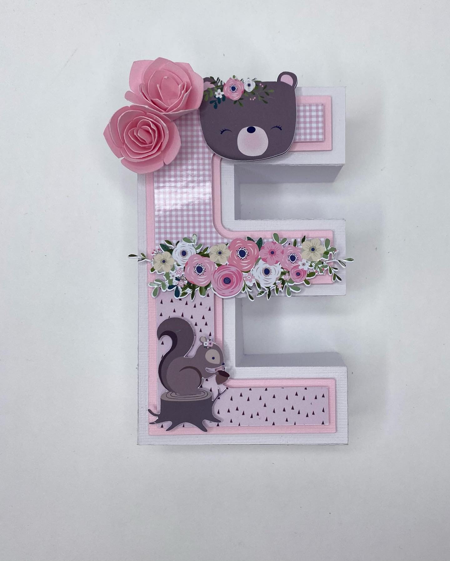 Woodland Letters 3D Woodland Party Decorations Woodland - Etsy