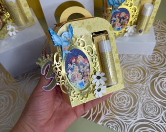 Princess favor boxes / Princess party decorations/ Princess birthday party/ Theme all princess party/ princess disney/ Princess party decor