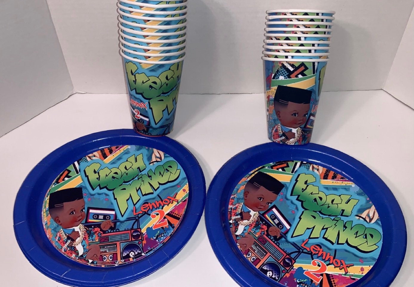 Fresh Prince Baby Tableware, Custom Tableware, Fresh Princess Tableware