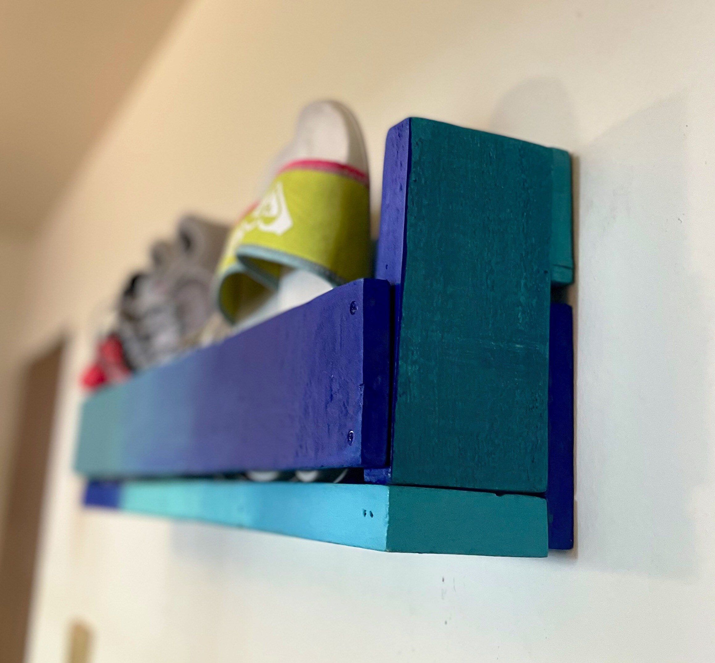 Refinished Custom Kids Shoe Rack - Etsy