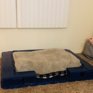 Refinished Pallet Wood Dog Bed