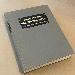 Vintage History of Modern Art Coffee Table Book