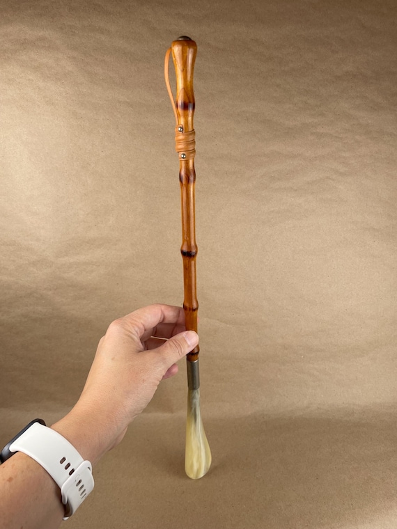 Vintage FBM Italian Bamboo Shoe Horn 18”