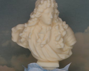 King Louis XIV Bust candle