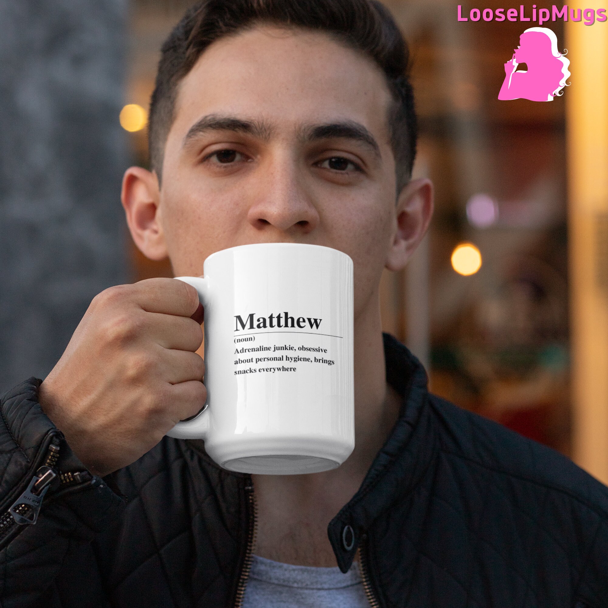 Personalized Name Mug With Definition Coffee Mug With Custom Etsy