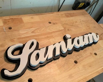 Letrero con el logotipo de Samiam