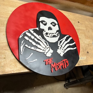 Misfits Logo Wall Art: One of a Kind 24&quot; Sign
