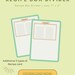 Recipe Box Divider, Recipe Card, Recipe Card Template, Printable, Canva Template, Editable ...