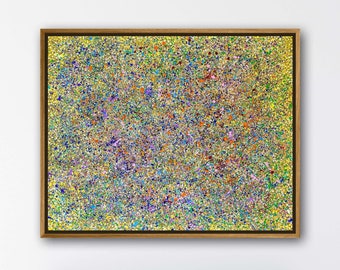 Original Modern Abstract Acrylic Painting on Canvas (31x39 inch)