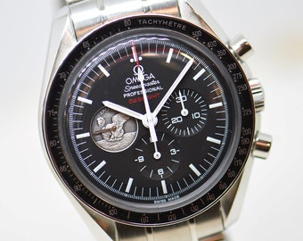 Mejor Réplica 1:1 Speedmaster Moonwatch Apollo 11 Moon Landing 40th Anniversary Cuerda manual Hombres