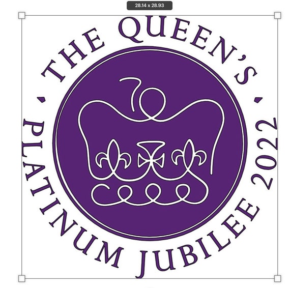 Platinum Jubilee Sticker Decal Car Bumper Window Decoration Etsy