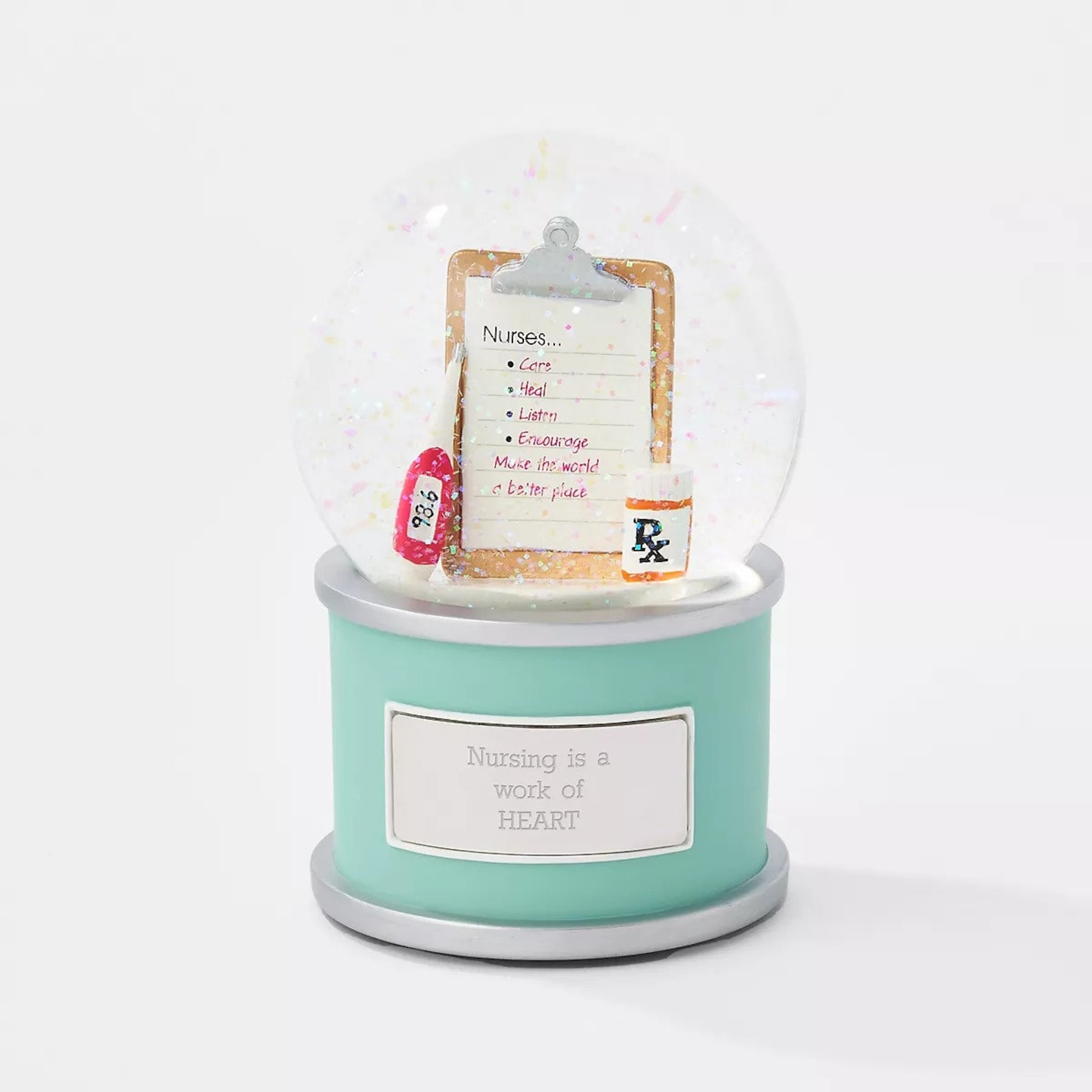 Personalized Nurse Snow Globe Etsy