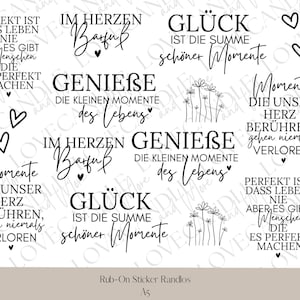 Adesivo da rubare I A5 senza bordi Adesivi da rubare ad esempio per Raysin / Keraflott I bellissime frasi