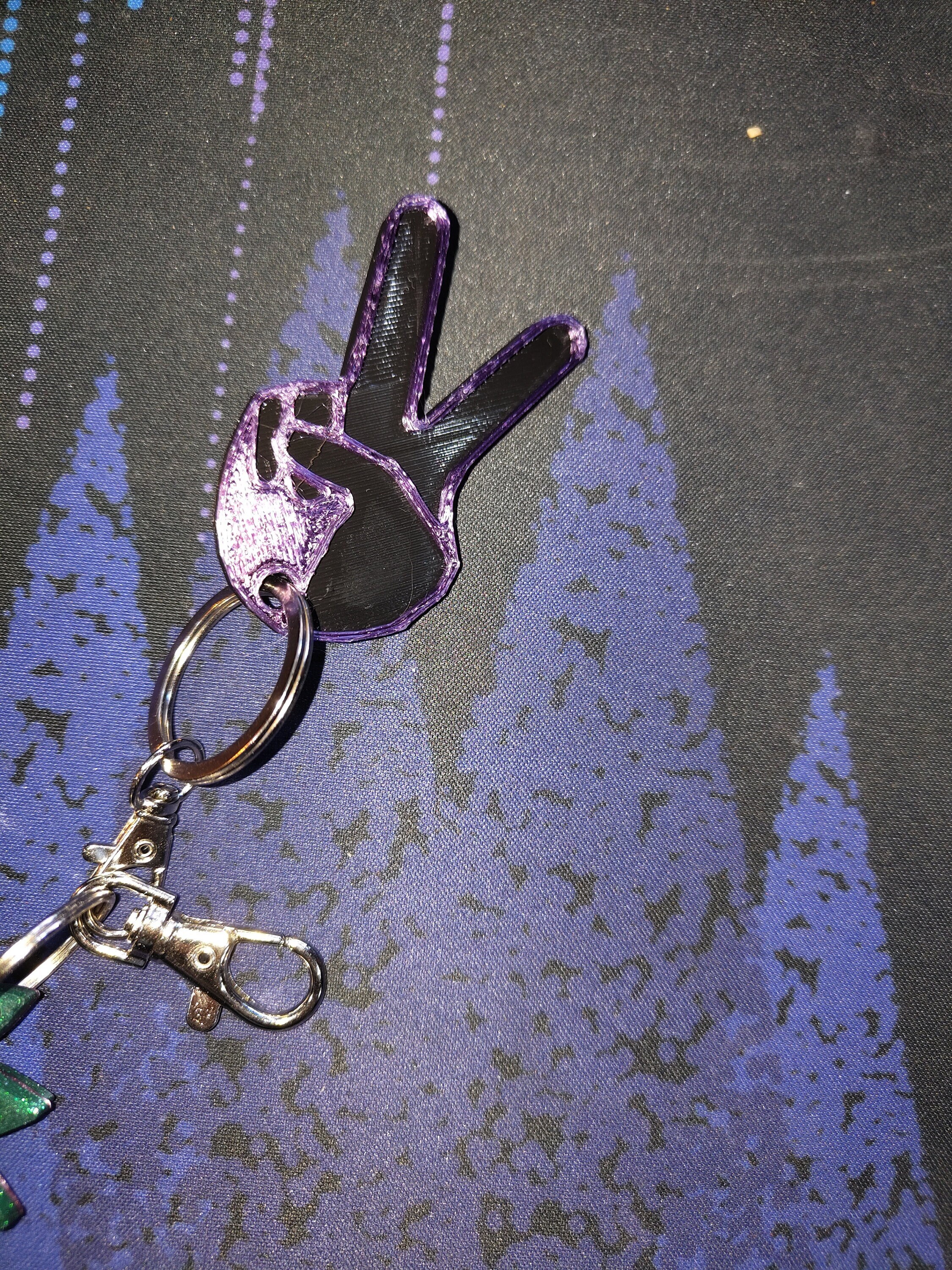 Peace Keychain - Etsy