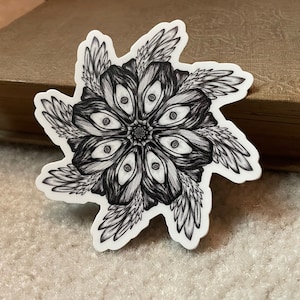 Biblical Angel Wheel Sticker