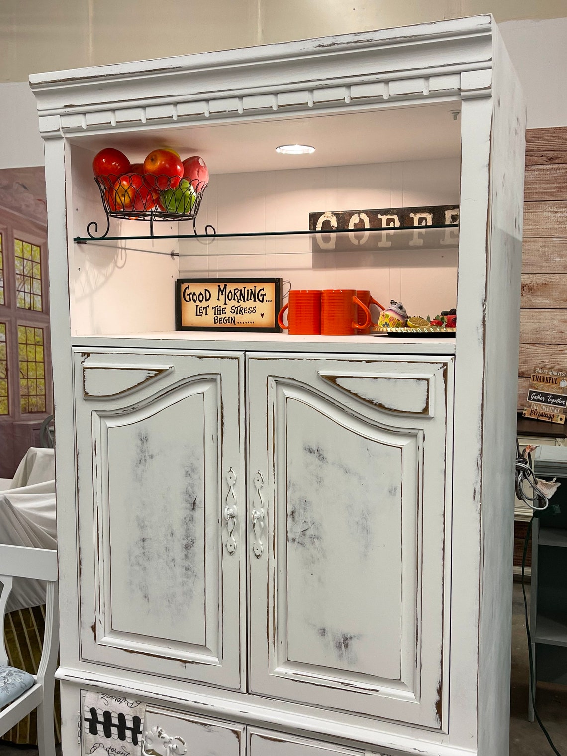 SOLD Sold Thomasville Brand Lighted Revamped Etsy