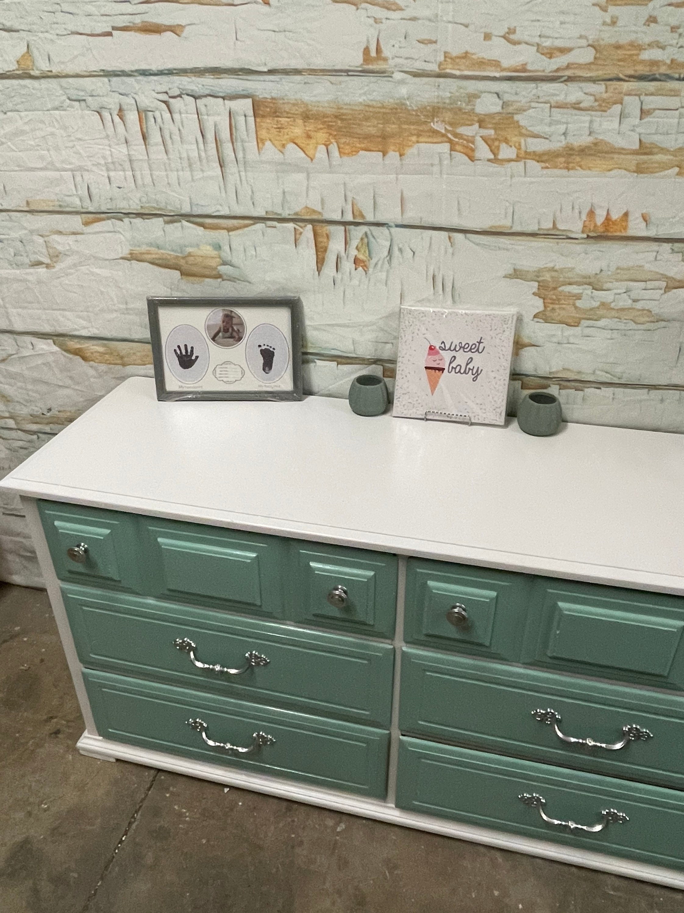 mint green dresser Pretty Sage Farmhouse Dresser or Buffet – Farmhouse Friar