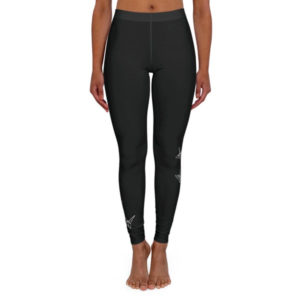 Leggings casuales de spandex para mujer (AOP)