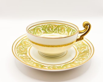 Rare L. Bernardaud & Co Limoges France Tea Cup And Saucer