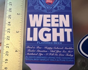 WEEN beer can sticker