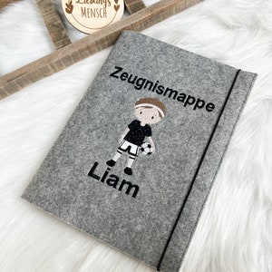 Zeugnismappe Fußballer