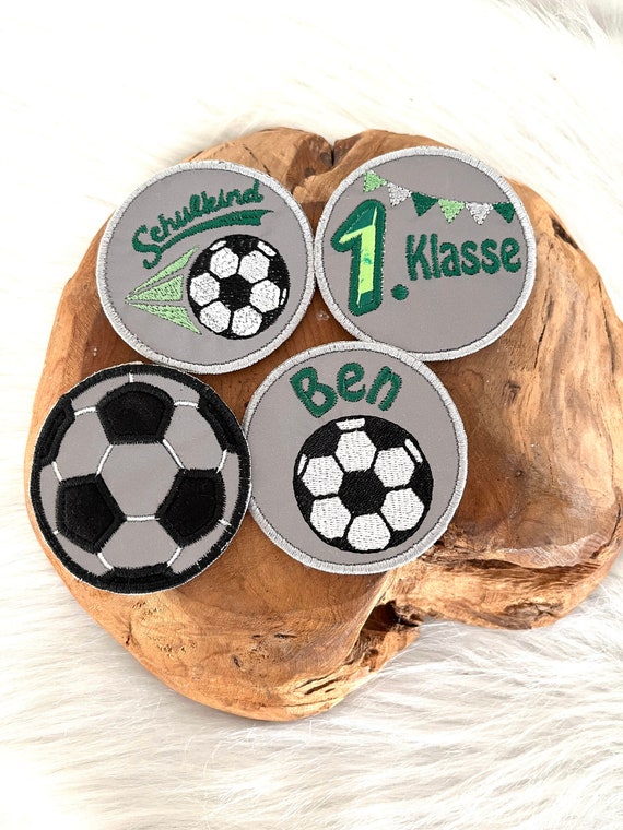 Ergobag Klettpatch Fußball Grün