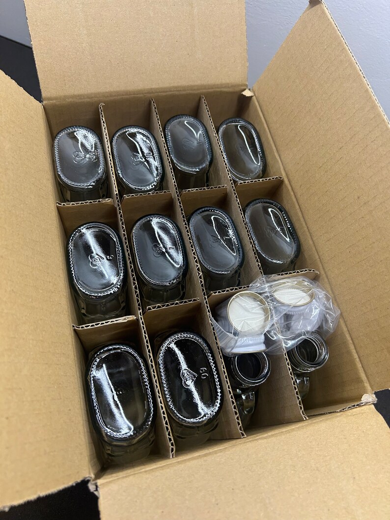 8oz Glass Syrup Jar With Plastisol Lid Empty Bottle Canning Maple Syrup