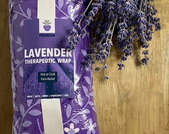 Lavender Therapeutic Wrap as recommended by Blake Lively on Instagram pain relief arthritis cramps muscle ache gift for Mothers Day