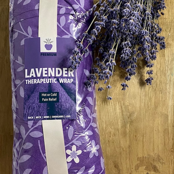 Lavender Therapeutic Wrap as recommended by Blake Lively on Instagram pain relief arthritis cramps muscle ache gift for Mothers Day