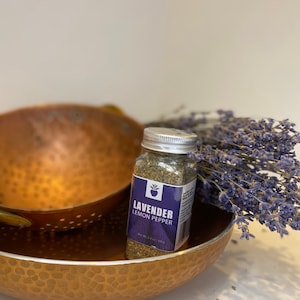 Lavender Lemon Pepper gift for foodie gift for mothers day gift culinary gift delicious spice