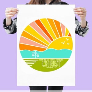 2023 Printable Youth Theme ARTWORK DIGITAL DOWNLOAD for shirts, flyers, handouts, posters, etc. | Philippians 4:13 (style008)