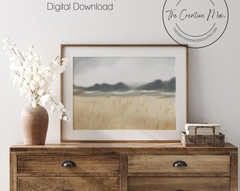 Watercolor Landscape Painting- ORINGINAL ART Digital Download Printable