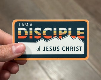 2024 LDS Youth Theme Sticker: I am a Disciple of Jesus Christ