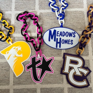 Custom Sports Team Logo Chain Necklace: Fan Gear, MVP Gift, turnover or homerun chain bild 12