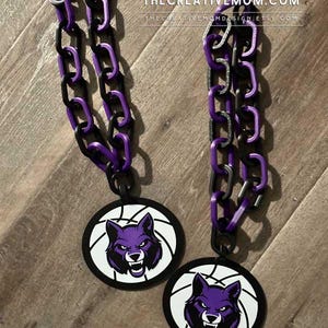Custom Sports Team Logo Chain Necklace: Fan Gear, MVP Gift, turnover or homerun chain bild 17