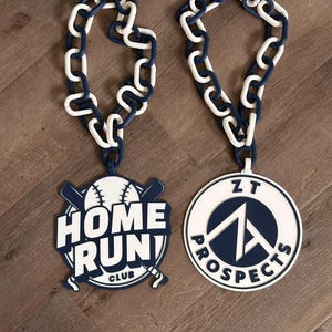 Custom Sports Team Logo Chain Necklace: Fan Gear, MVP Gift, turnover or homerun chain bild 16