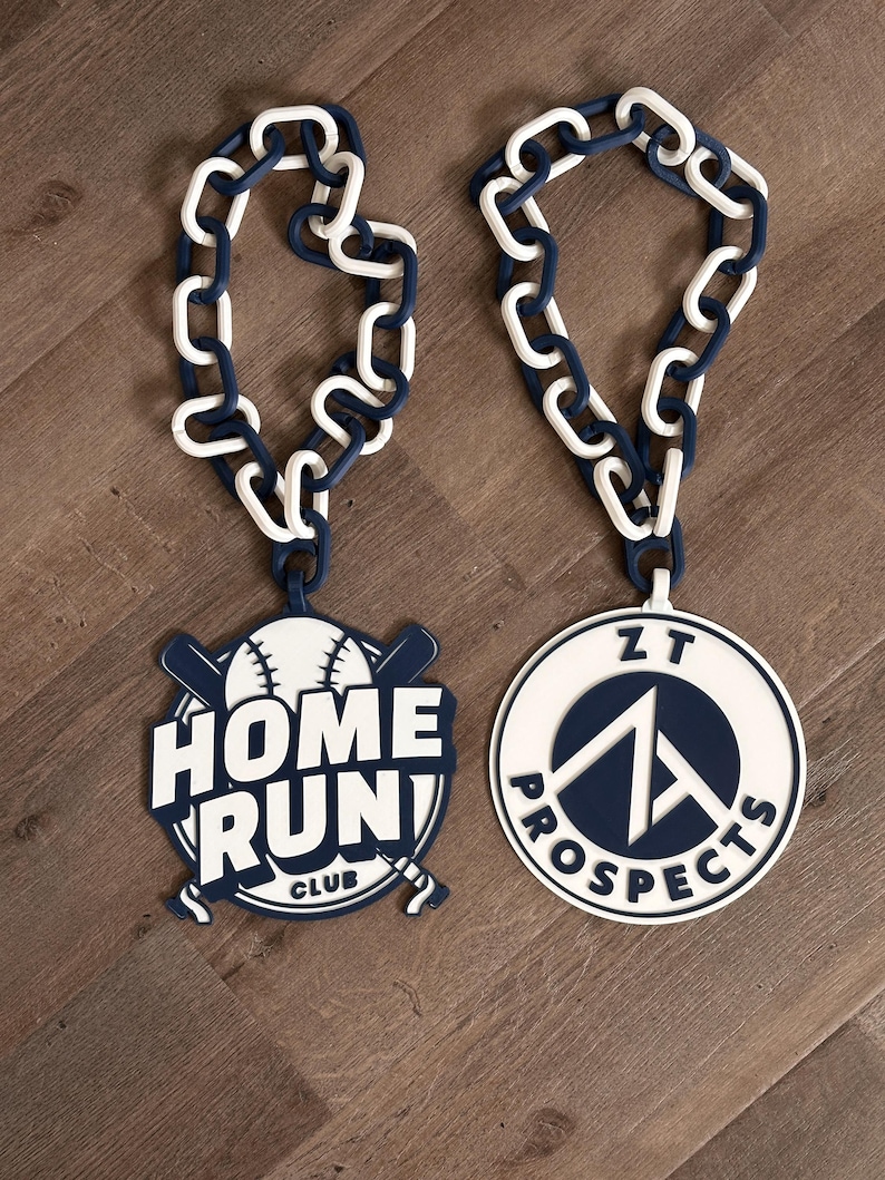 Custom Sports Team Logo Chain Necklace: Fan Gear, MVP Gift, turnover or homerun chain bild 16