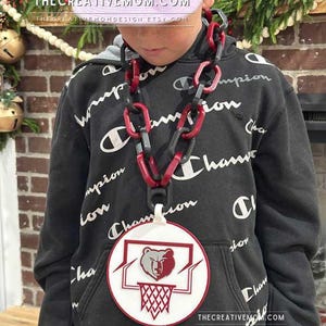 Custom Sports Team Logo Chain Necklace: Fan Gear, MVP Gift, turnover or homerun chain bild 8