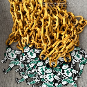 Custom Sports Team Logo Chain Necklace: Fan Gear, MVP Gift, turnover or homerun chain bild 14