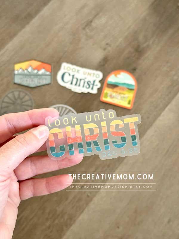 2025 Youth theme STICKERS "Look unto Christ" for The Church of Jesus Christ of Latter-day Saints - Young Women, Primary, Missionary ideas