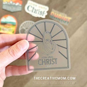 STICKERS- &quot;Look unto Christ&quot; - 2025 Youth Theme for The Church of Jesus Christ of Latter-day Saints- Young Men/ Women, Primary, Missionaries