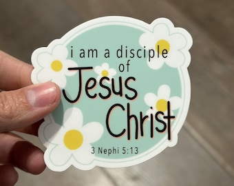 I am a Disciple of Jesus Christ Sticker: 2024 LDS Youth Theme