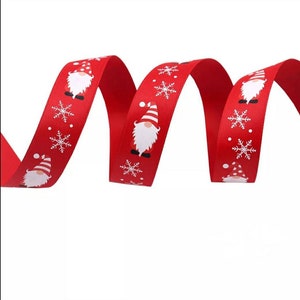 Santa Claus Ribbon | Christmas Gift Decoration
