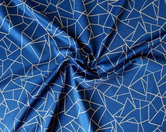 Tissu maillot de bain lignes, tissu de bain à motifs géométriques, tissu natation élastique au mètre, tissu extensible élasthanne