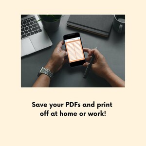 May include: A smartphone displaying a document with a grid of rows and columns. The document has a title that reads 'Document Checklist'.