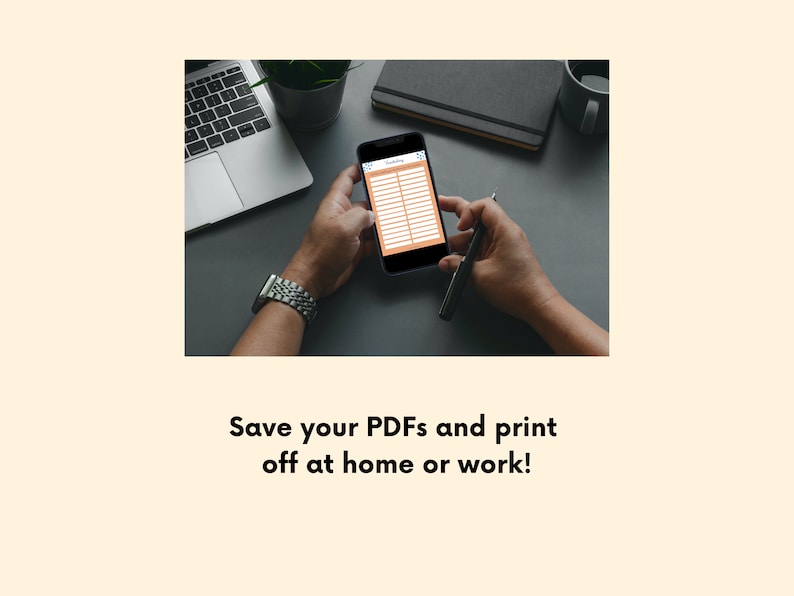May include: A smartphone displaying a document with a grid of rows and columns. The document has a title that reads 'Document Checklist'.